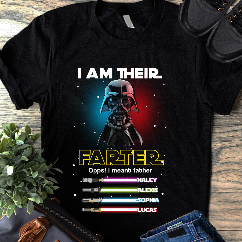 Personalized Father's Day T-shirt & Hoodie Custom Family Names Gift for Dad T-shirt & Hoodie GradoCreations