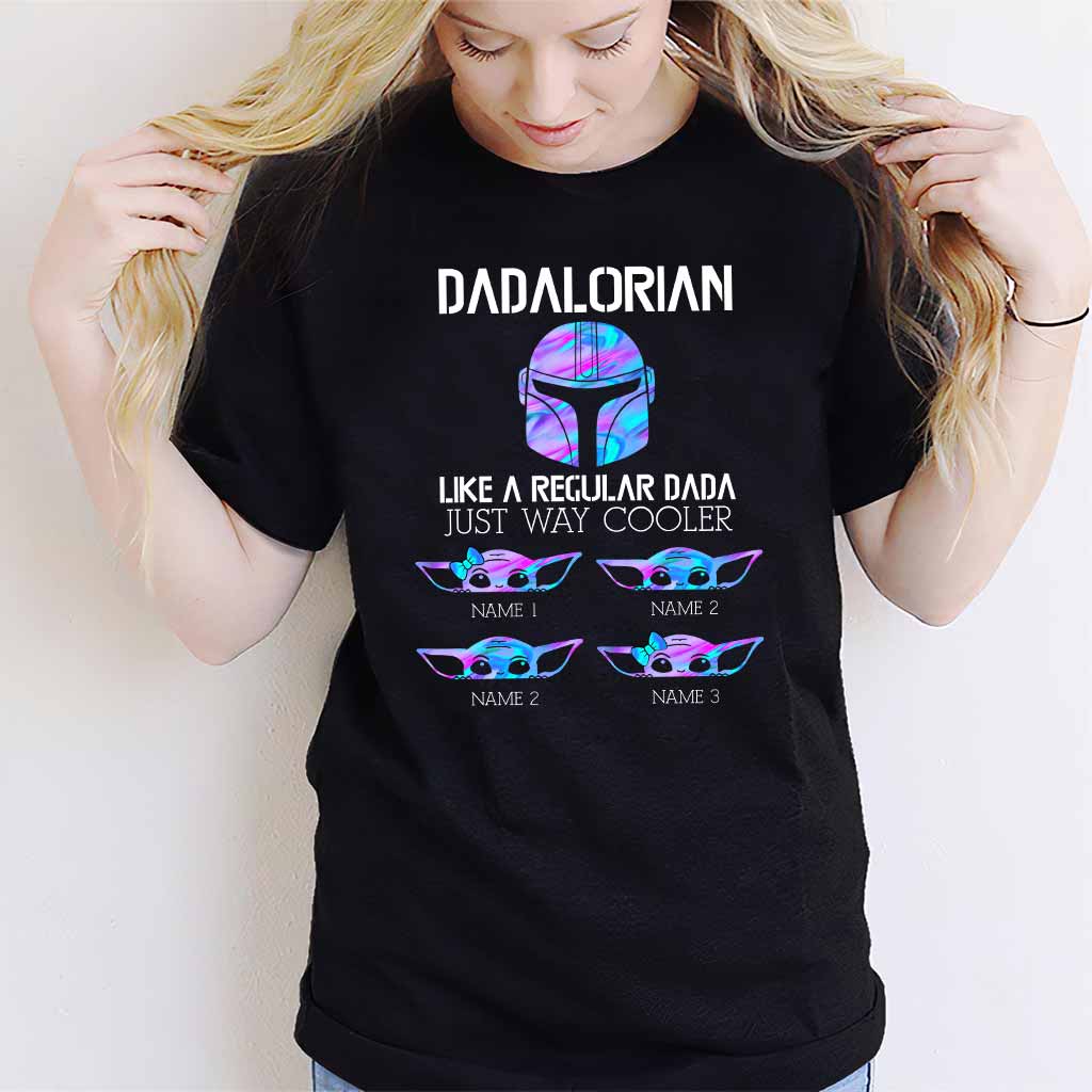 Personalized Dadalorian T-shirt & Hoodie Gift for Dad T-shirt & Hoodie GradoCreations