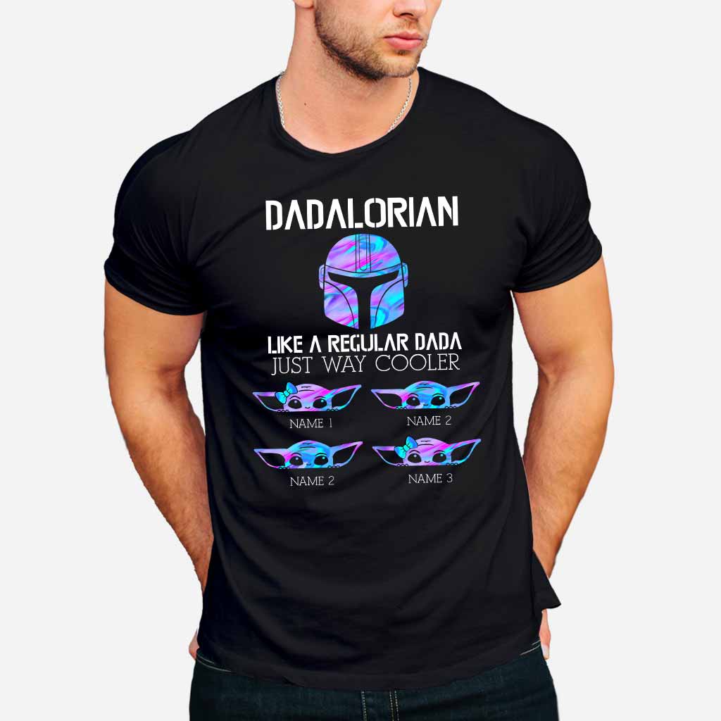 Personalized Dadalorian T-shirt & Hoodie Gift for Dad T-shirt & Hoodie GradoCreations