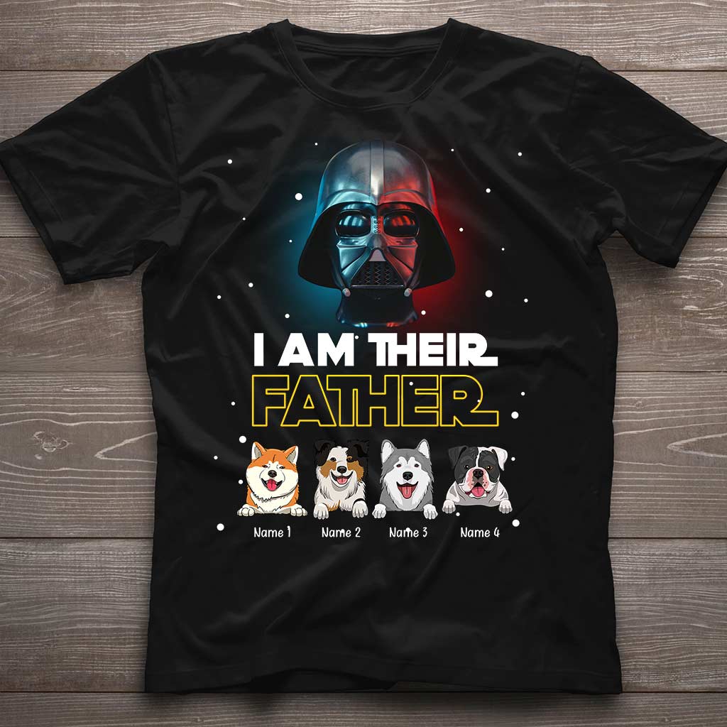 Personalized Dog Dad T-Shirt and Hoodie - I Am Their Father Gift T-shirt & Hoodie GradoCreations