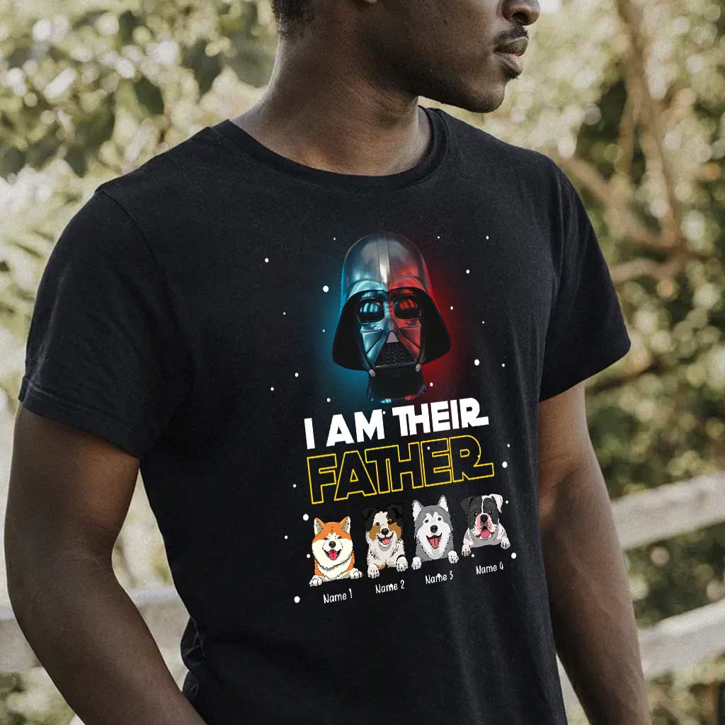 Personalized Dog Dad T-Shirt and Hoodie - I Am Their Father Gift T-shirt & Hoodie GradoCreations