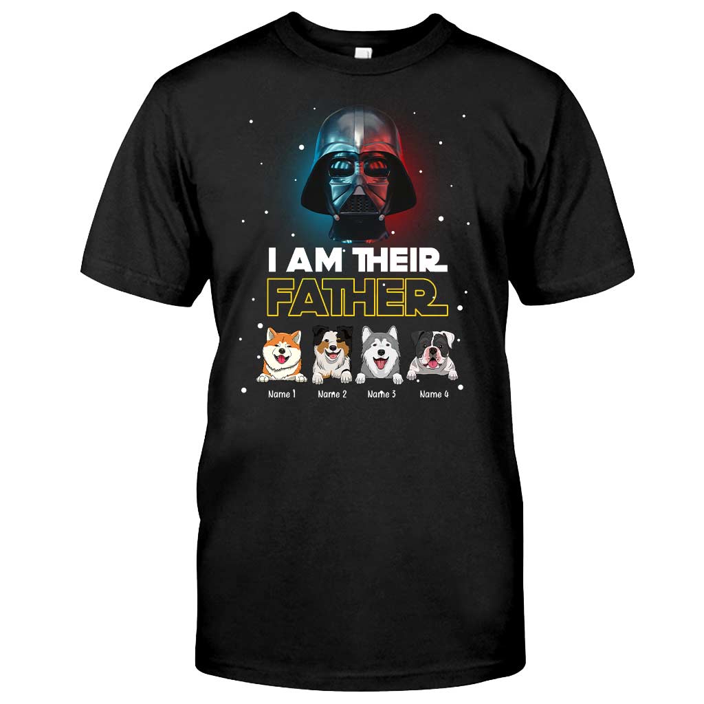 Personalized Dog Dad T-Shirt and Hoodie - I Am Their Father Gift T-shirt & Hoodie GradoCreations