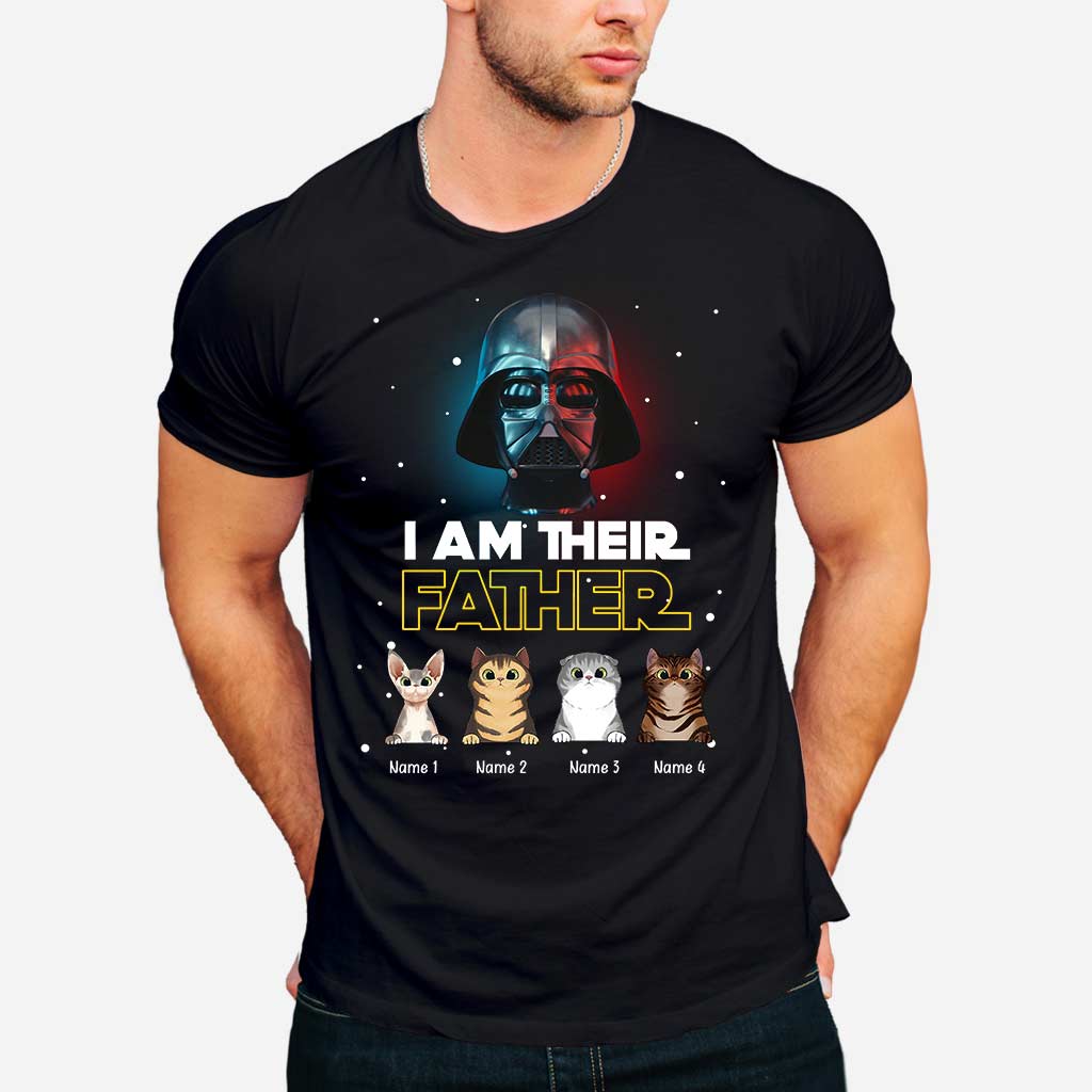 Personalized Cat T-shirt & Hoodie Gift for Dad | I Am Their Father T-shirt & Hoodie GradoCreations