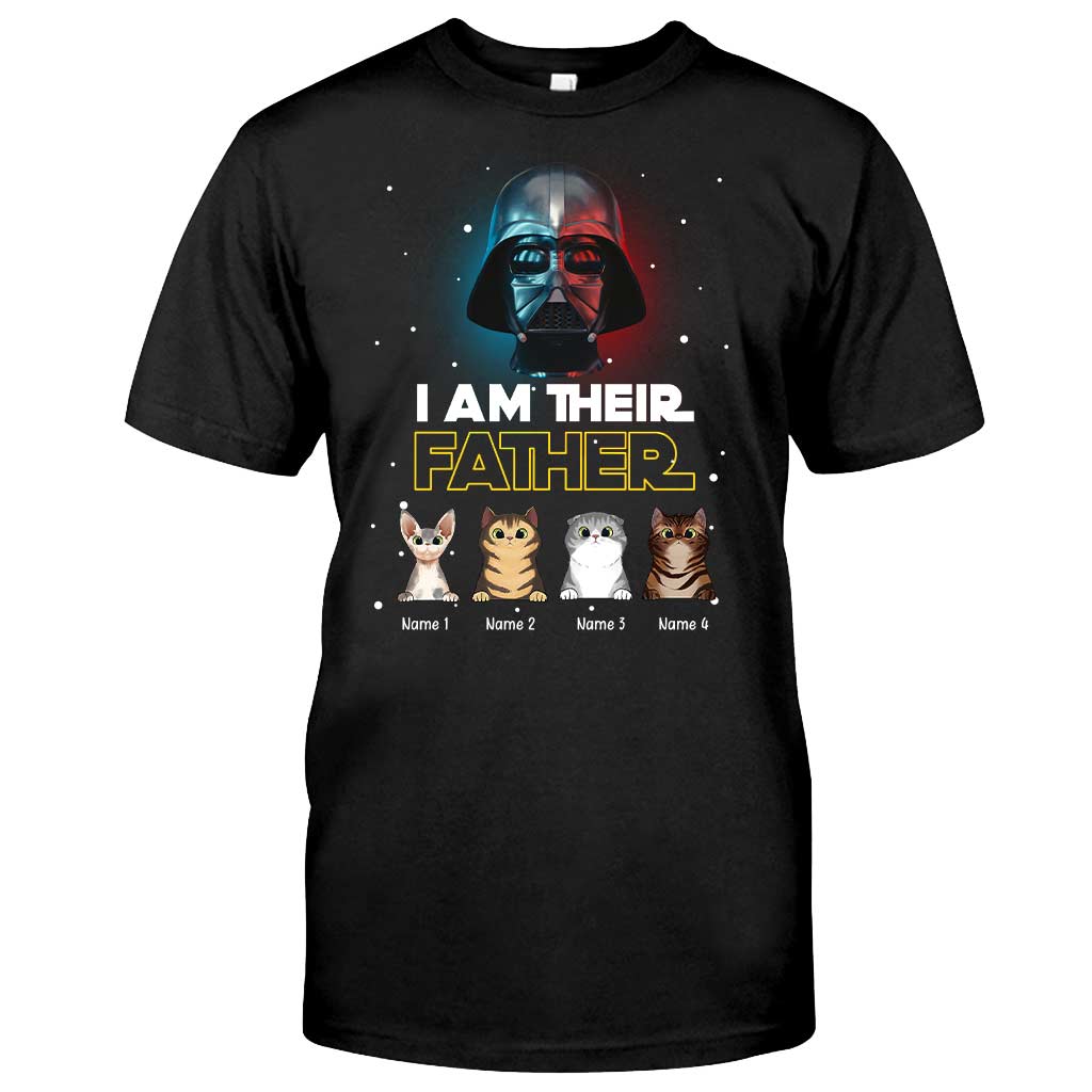 Personalized Cat T-shirt & Hoodie Gift for Dad | I Am Their Father T-shirt & Hoodie GradoCreations