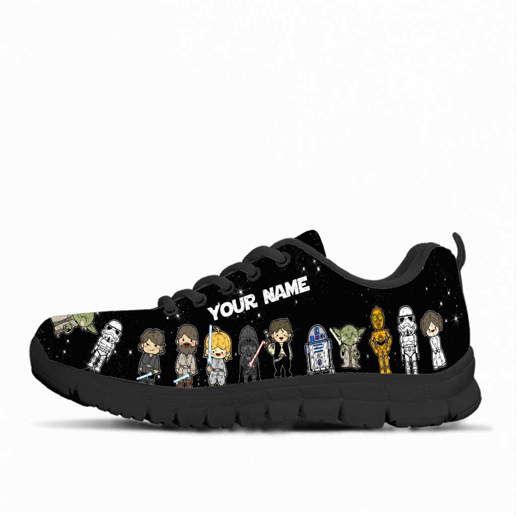Personalized Star Wars Sneakers Custom Name Gift for Fans Sneakers GradoCreations