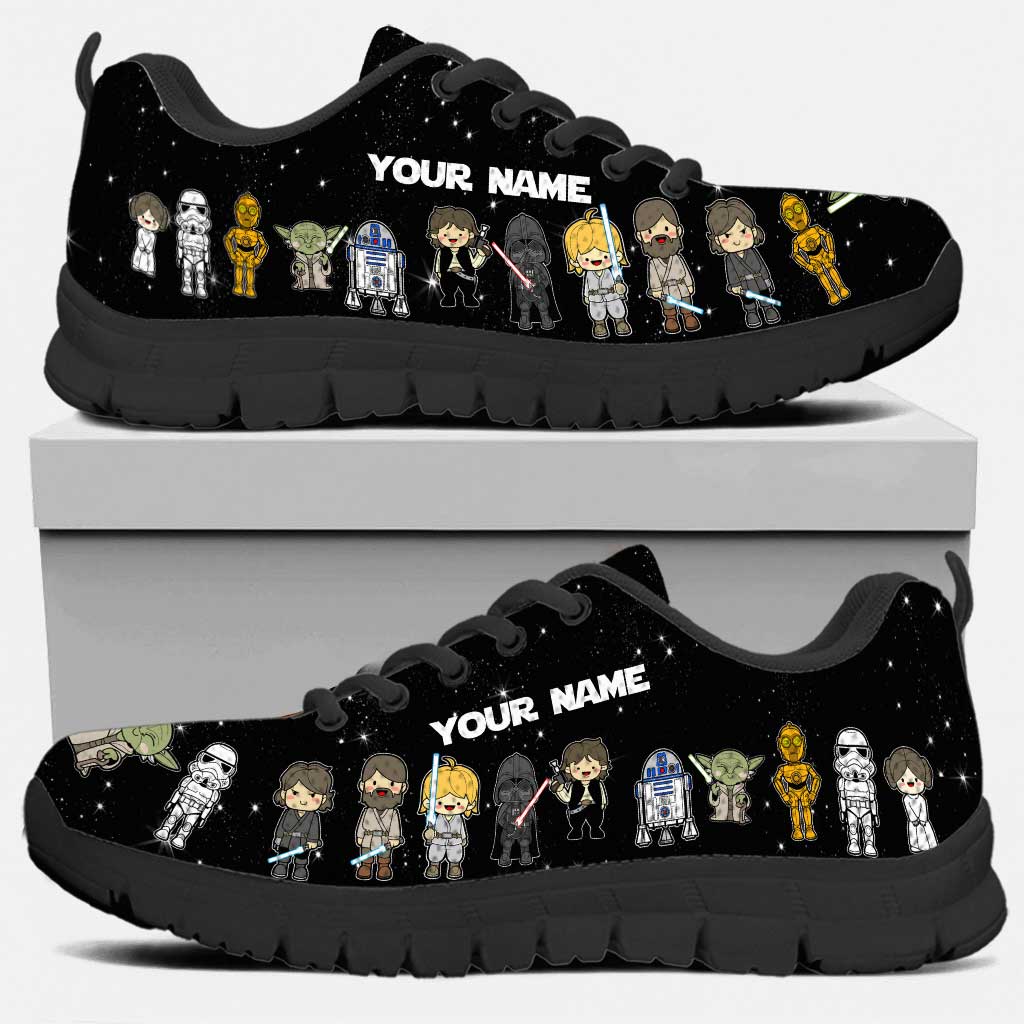 Personalized Star Wars Sneakers Custom Name Gift for Fans Sneakers GradoCreations