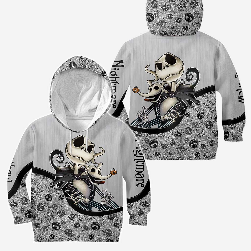 Personalized Nightmare Hoodie and Leggings Custom Name Gift Hoodie & Leggings GradoCreations