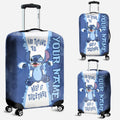 Personalized Ohana Luggage Cover Custom Name Travel Gift Luggage Cover GradoCreations
