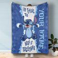 Personalized Ohana Blanket Custom Name Gift for Kids Blanket GradoCreations