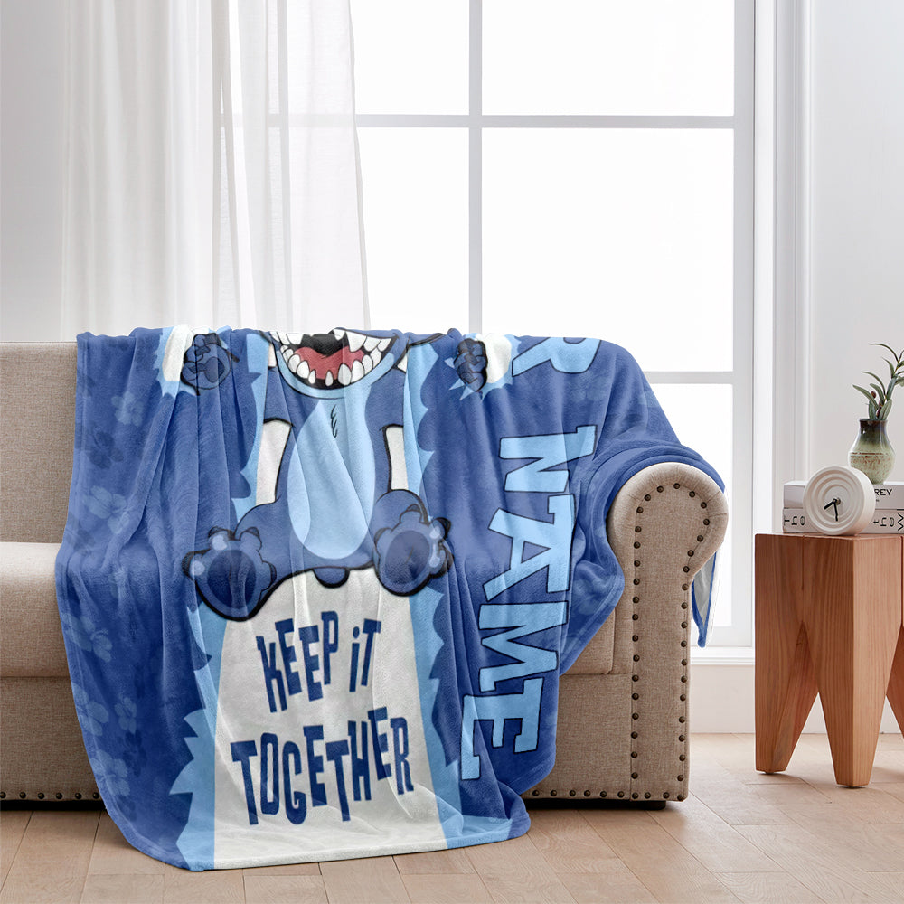 Personalized Ohana Blanket Custom Name Gift for Kids Blanket GradoCreations