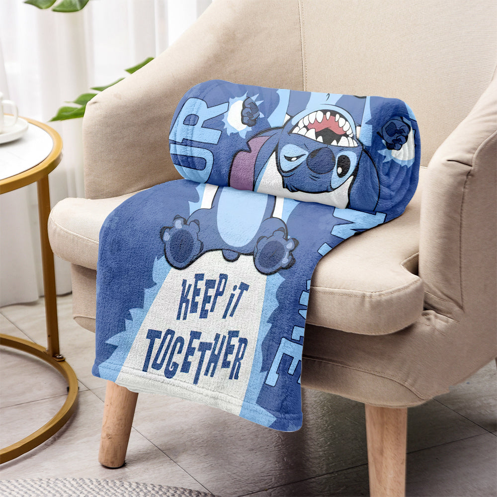 Personalized Ohana Blanket Custom Name Gift for Kids Blanket GradoCreations