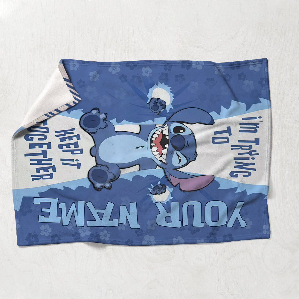 Personalized Ohana Blanket Custom Name Gift for Kids Blanket GradoCreations