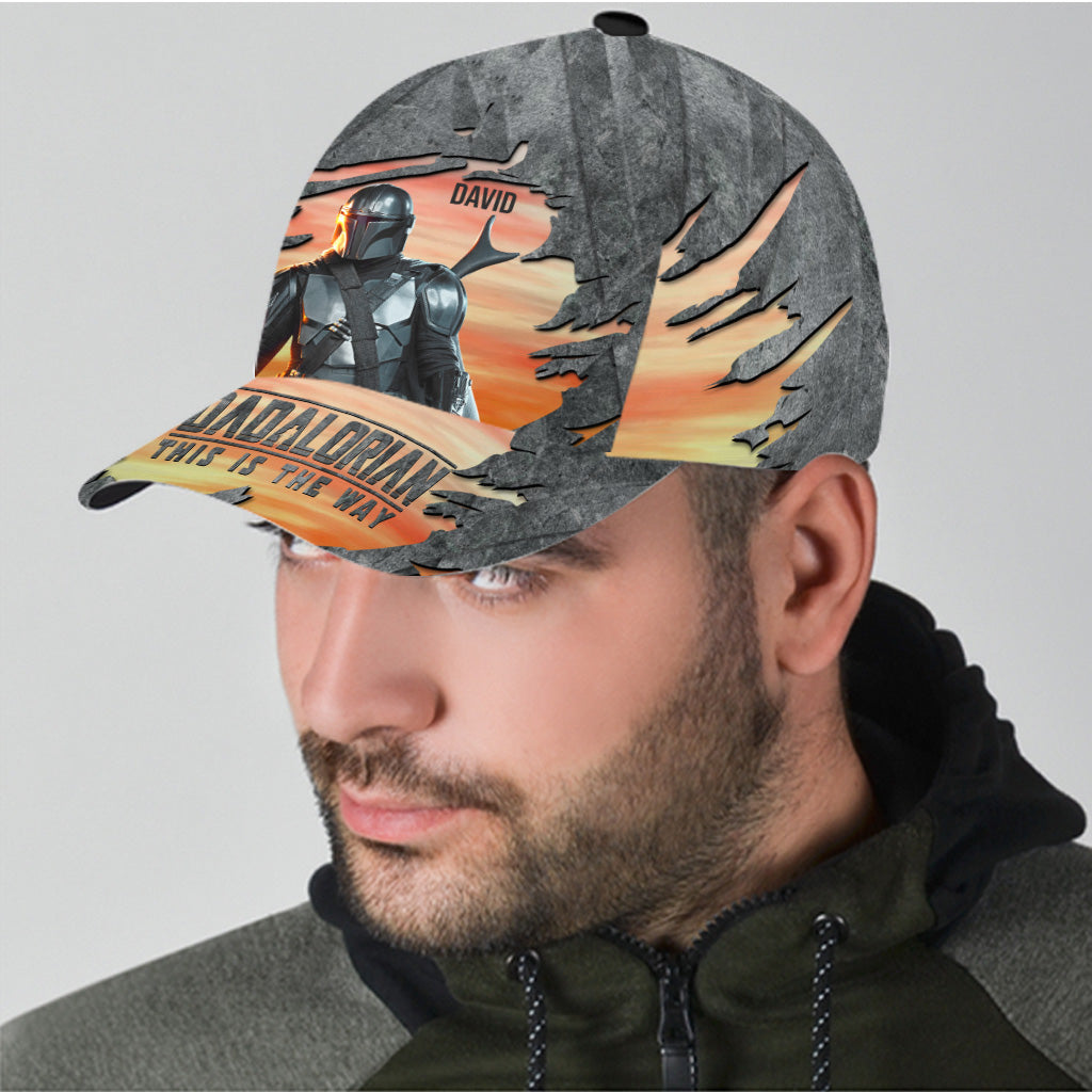 Personalized Dadalorian Classic Cap Custom Name Gift for Dad Classic Cap GradoCreations