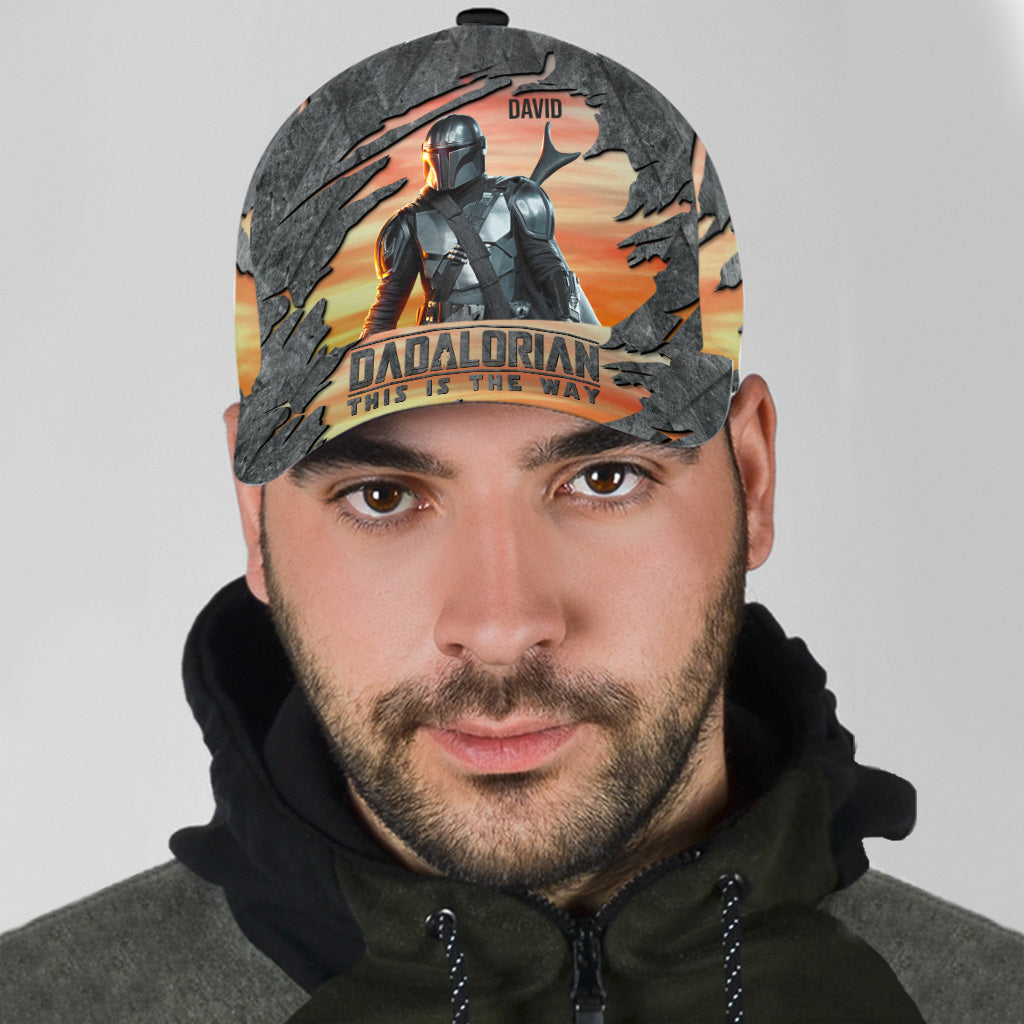 Personalized Dadalorian Classic Cap Custom Name Gift for Dad Classic Cap GradoCreations