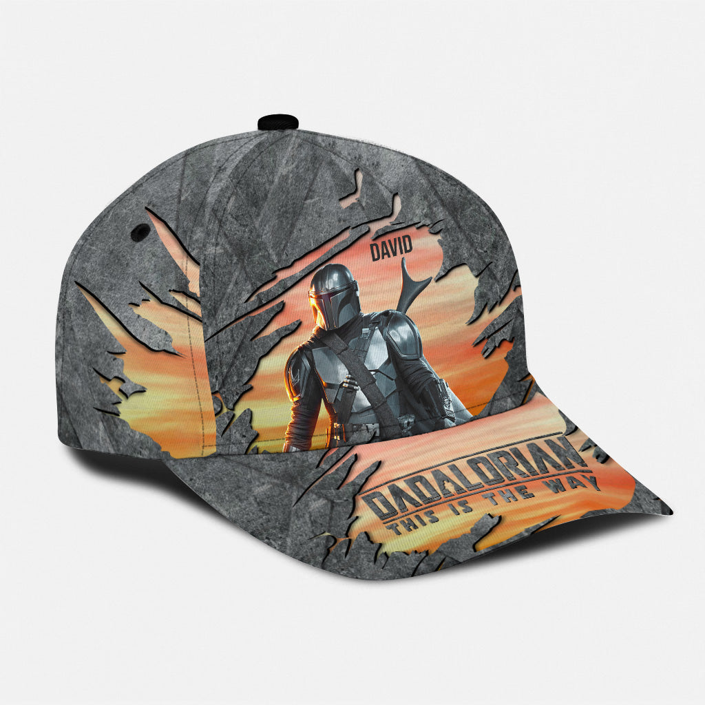 Personalized Dadalorian Classic Cap Custom Name Gift for Dad Classic Cap GradoCreations