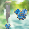 Personalized Grandma Wind Chime with Hearts - Custom Gift for Nana Wind Chime GradoCreations