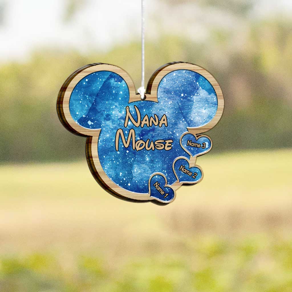 Personalized Grandma Wind Chime with Hearts - Custom Gift for Nana Wind Chime GradoCreations