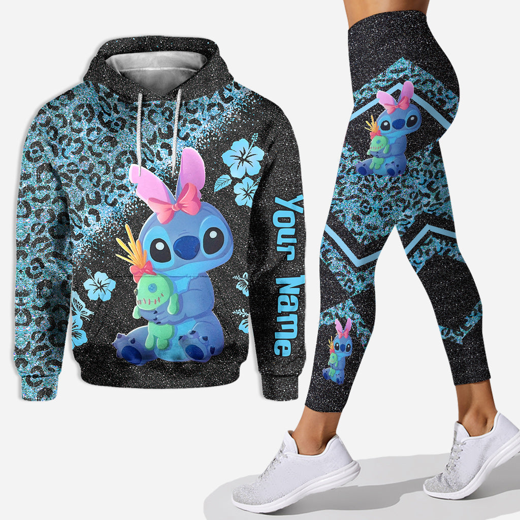 Personalized Ohana Means Family Hoodie & Leggings Set for Women Hoodie & Leggings GradoCreations
