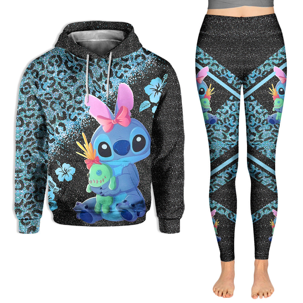 Personalized Ohana Means Family Hoodie & Leggings Set for Women Hoodie & Leggings GradoCreations