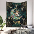 Personalized Best Nana Ever Tapestry Custom Name Gift Wall Tapestry GradoCreations