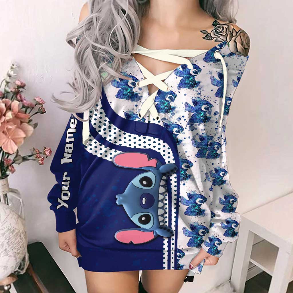 Personalized Off Shoulder Dress Custom Name for Women Off Shoulder Dress GradoCreations