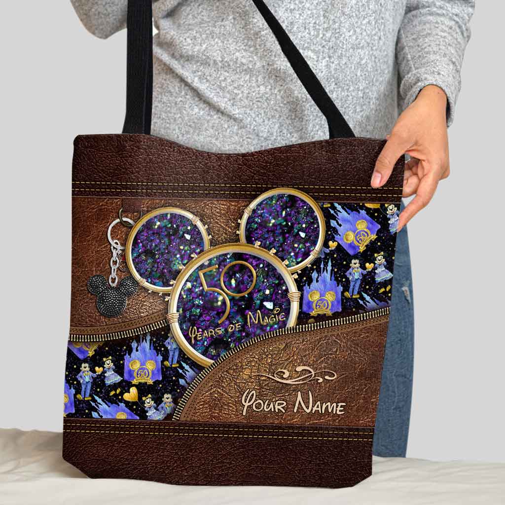 Personalized 50 Years of Magic Kingdom Tote Bag Gift for Disney Fans Tote Bag GradoCreations
