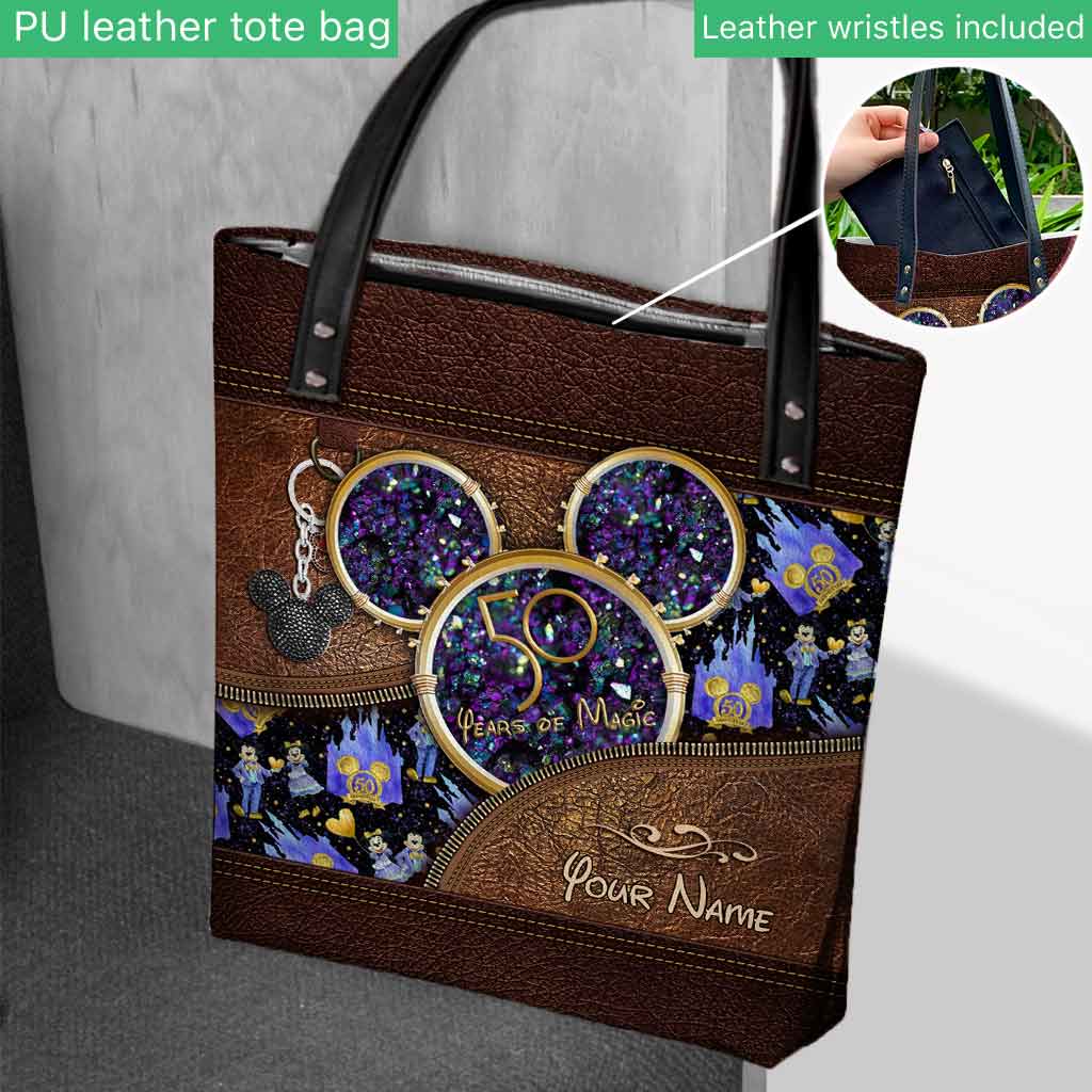 Personalized 50 Years of Magic Kingdom Tote Bag Gift for Disney Fans Tote Bag GradoCreations