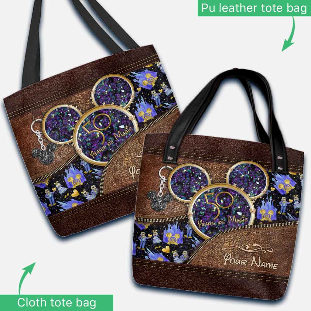 Personalized 50 Years of Magic Kingdom Tote Bag Gift for Disney Fans Tote Bag GradoCreations