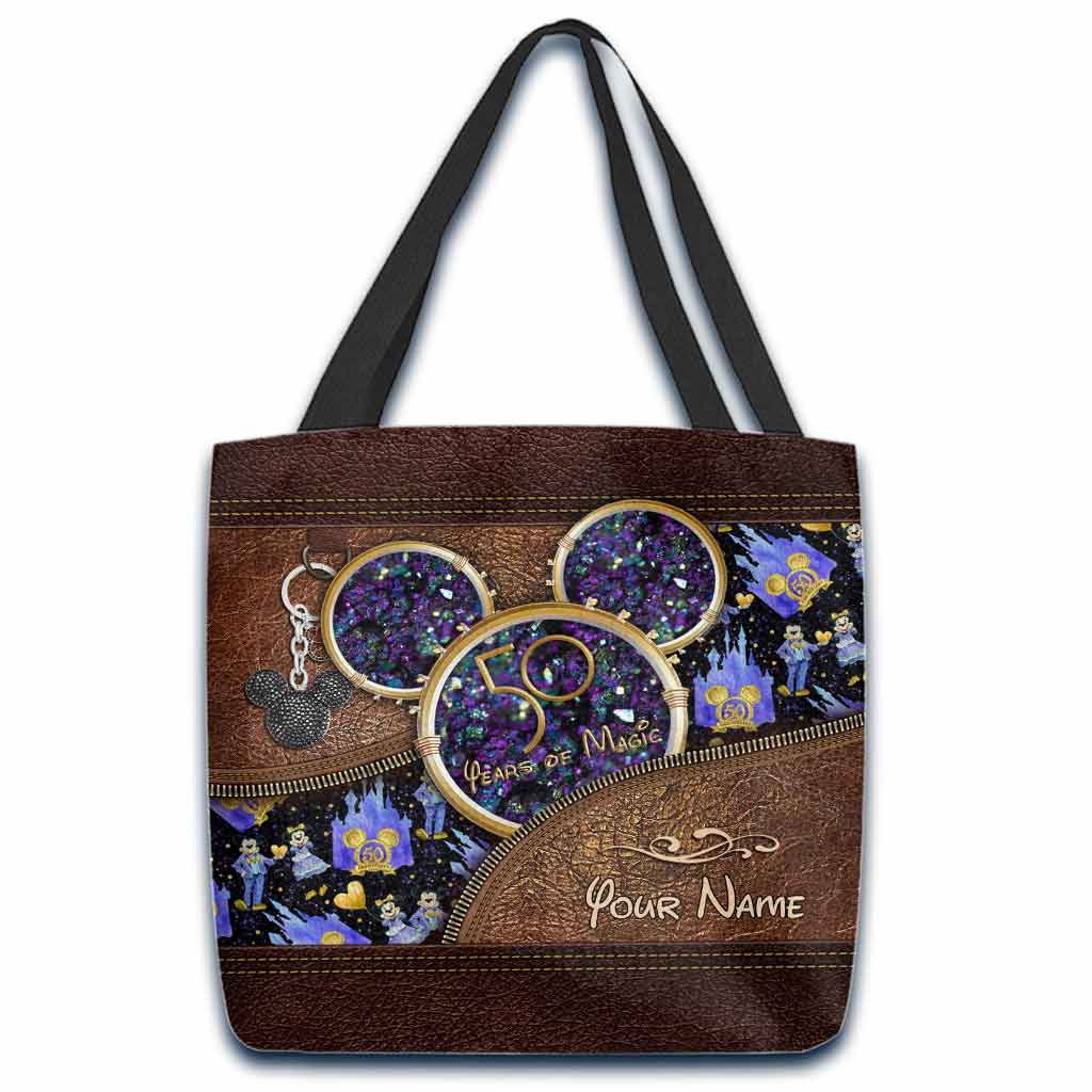 Personalized 50 Years of Magic Kingdom Tote Bag Gift for Disney Fans Tote Bag GradoCreations