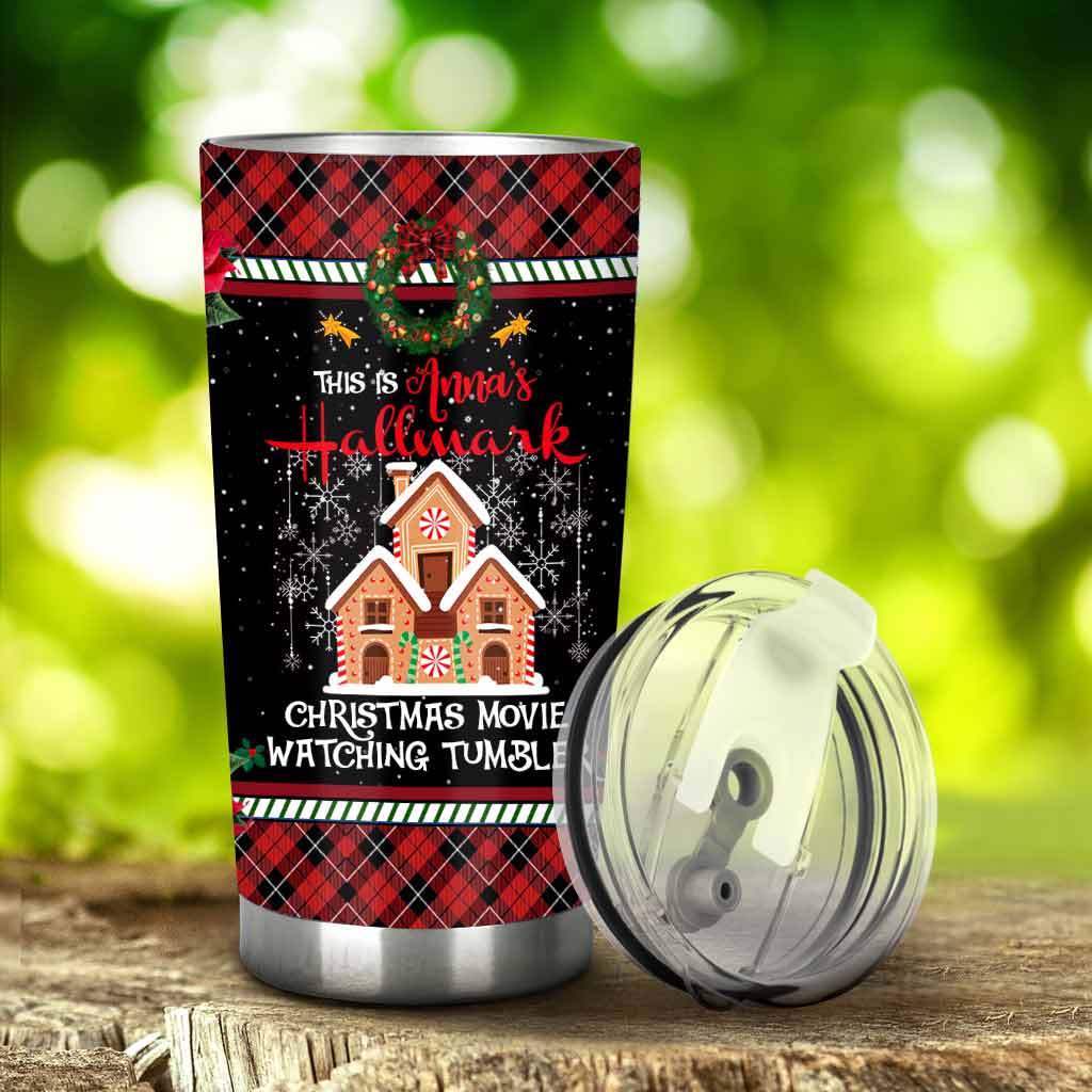 Personalized Christmas Movie Watching Tumbler Gift Tumbler GradoCreations