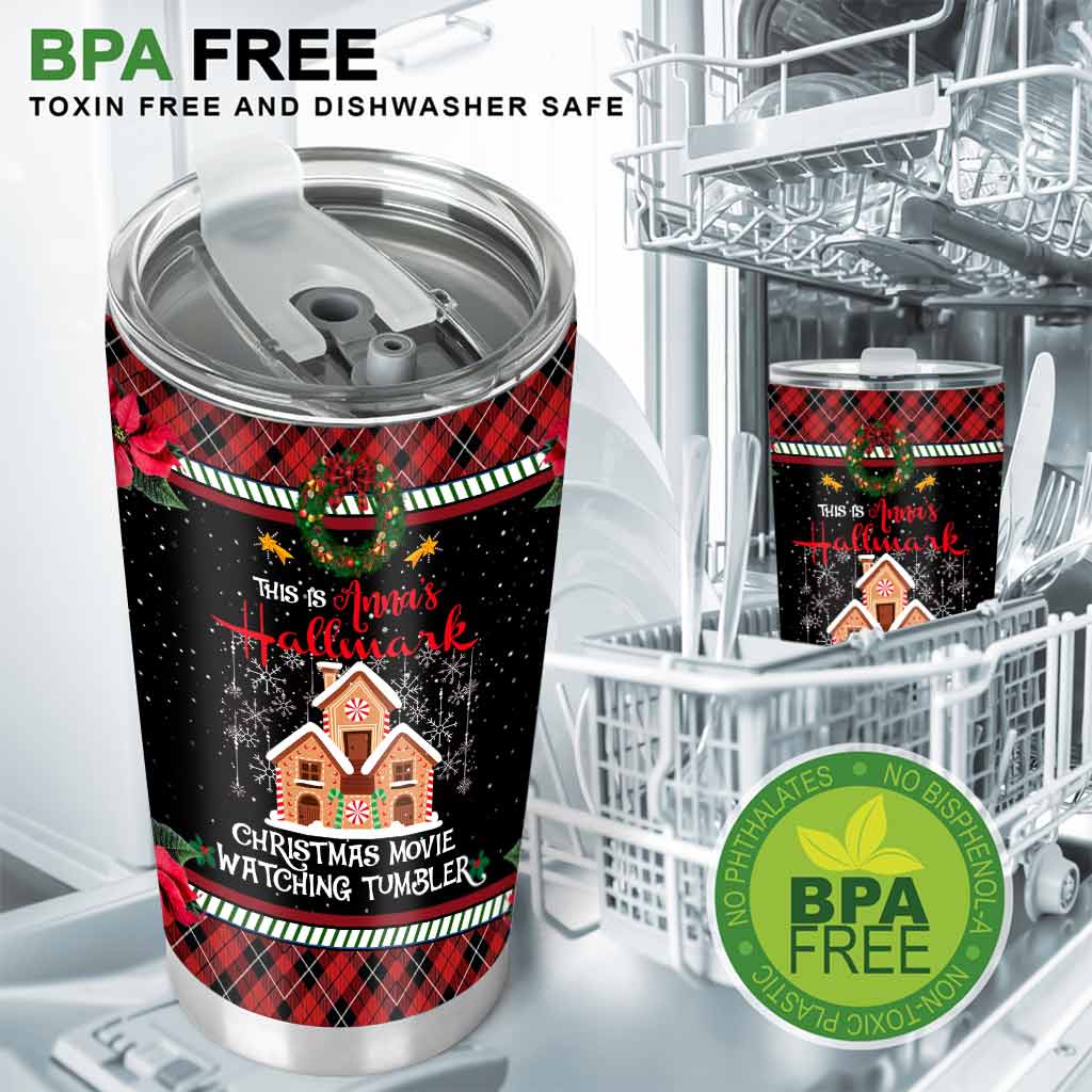 Personalized Christmas Movie Watching Tumbler Gift Tumbler GradoCreations