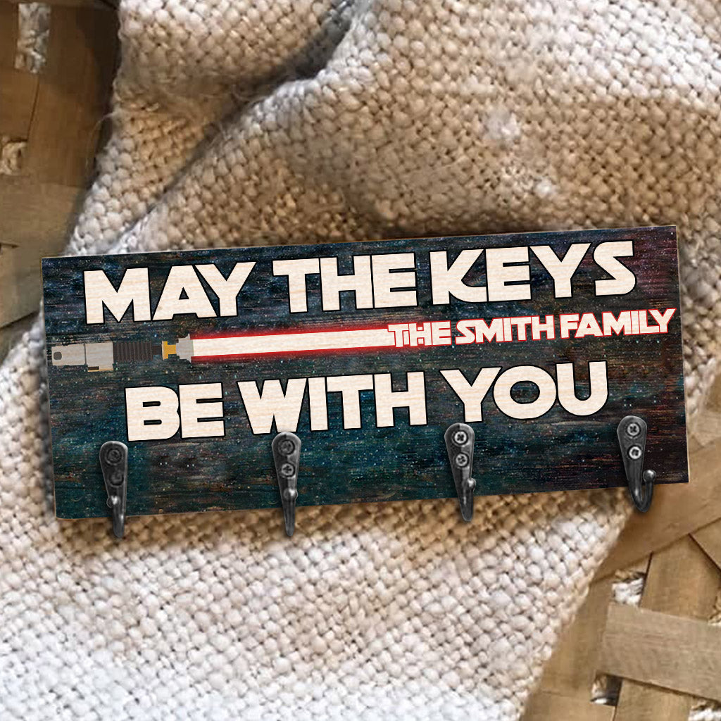 Personalized Star Wars Key Rack Custom Family Name Gift Key Rack GradoCreations
