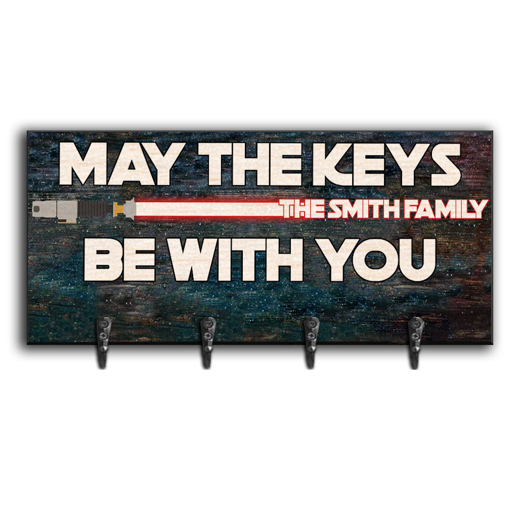 Personalized Star Wars Key Rack Custom Family Name Gift Key Rack GradoCreations