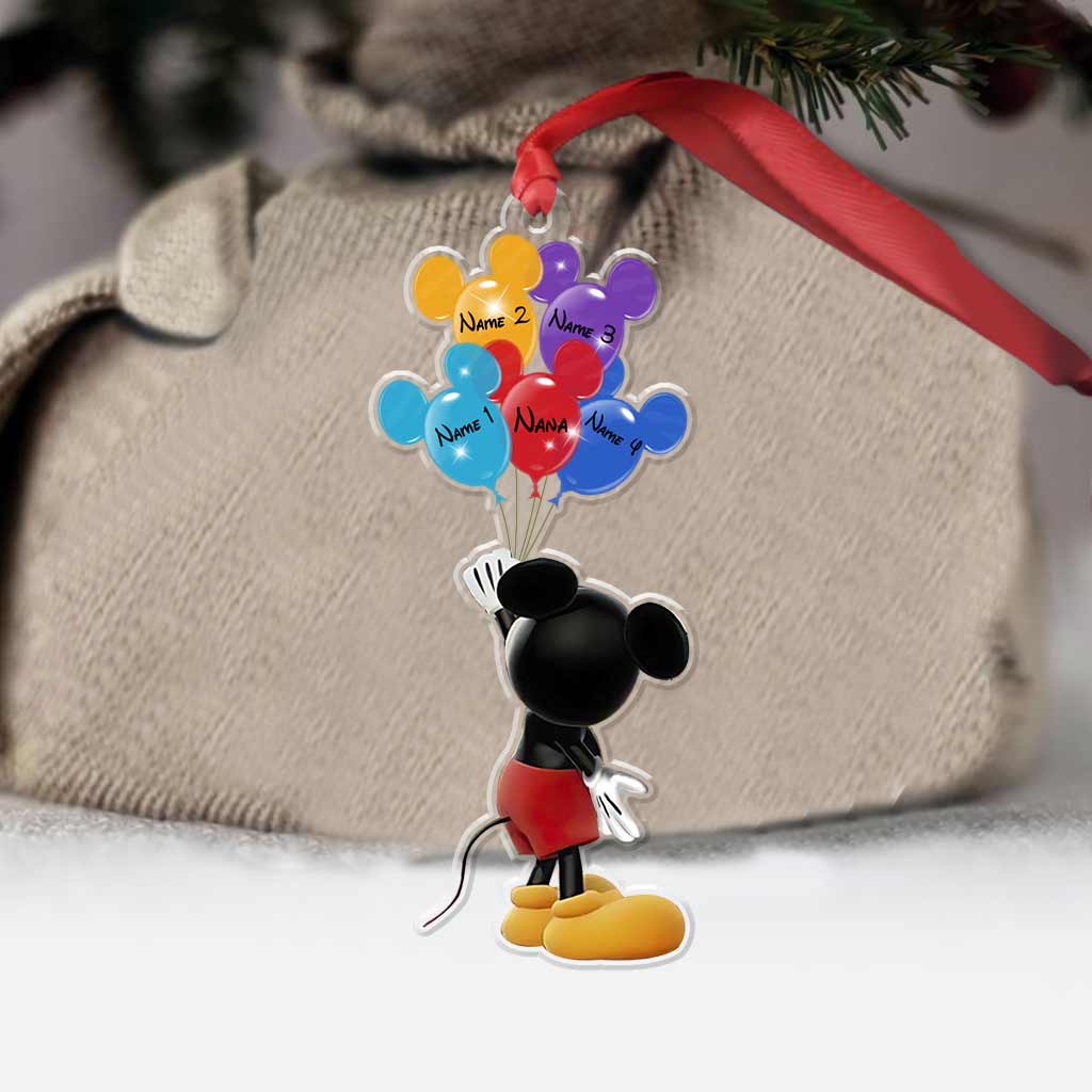 Personalized Christmas Mouse Ornament Custom Name Gift for Grandma Ornament GradoCreations