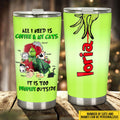 Personalized Coffee & Cats Tumbler Custom Name Gift for Cat Lovers Tumbler GradoCreations