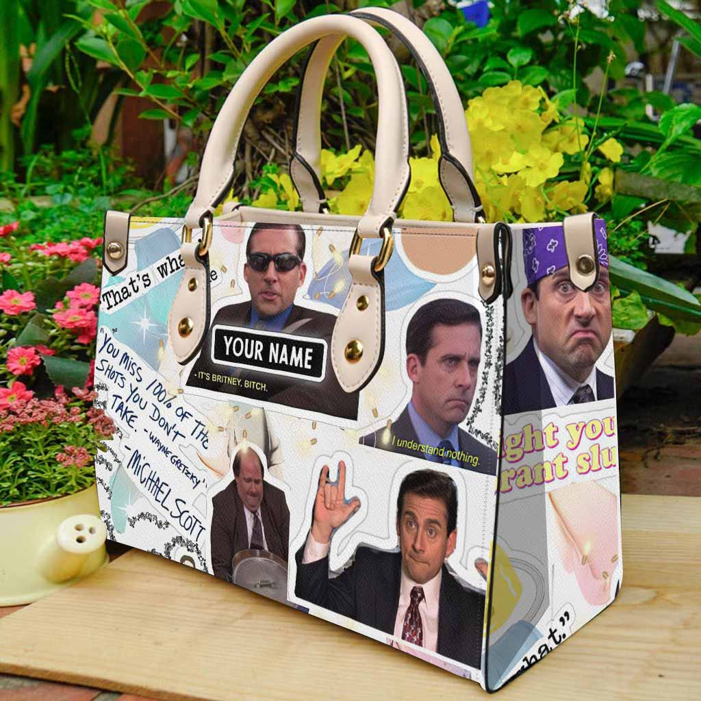 Personalized Leather Handbag Custom Name Gift for Her Leather Handbag GradoCreations