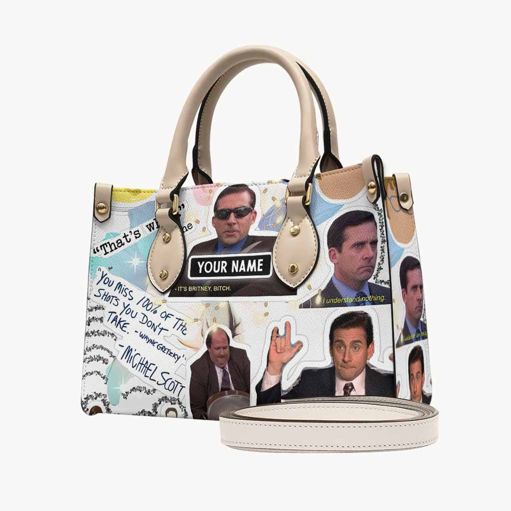Personalized Leather Handbag Custom Name Gift for Her Leather Handbag GradoCreations
