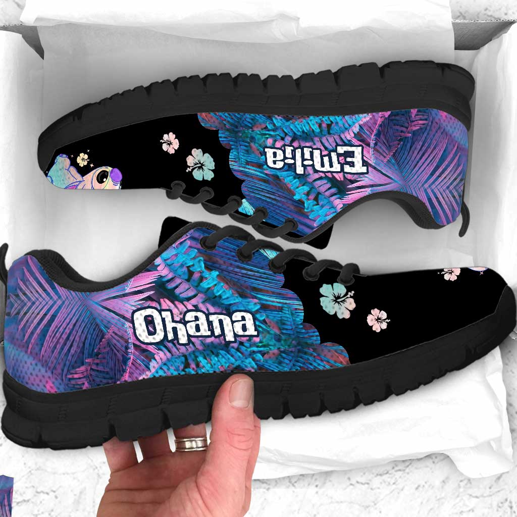 Personalized Ohana Sneakers Custom Name Summer Gift Sneakers GradoCreations