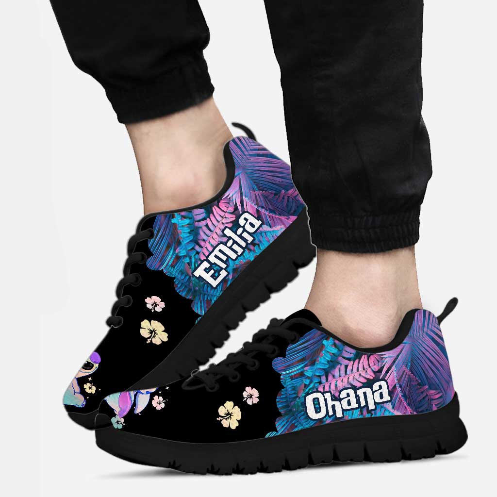 Personalized Ohana Sneakers Custom Name Summer Gift Sneakers GradoCreations