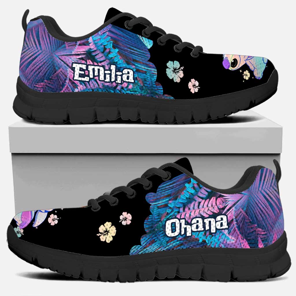 Personalized Ohana Sneakers Custom Name Summer Gift Sneakers GradoCreations