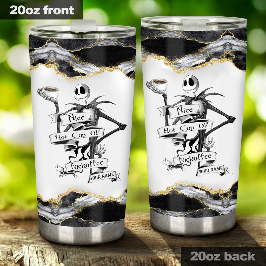 Personalized Nightmare Tumbler Custom Name Gift for Halloween Tumbler GradoCreations