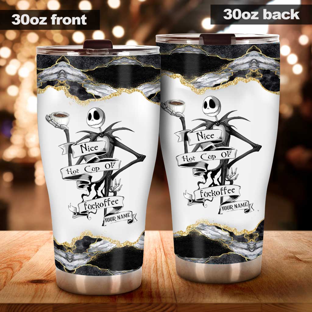 Personalized Nightmare Tumbler Custom Name Gift for Halloween Tumbler GradoCreations