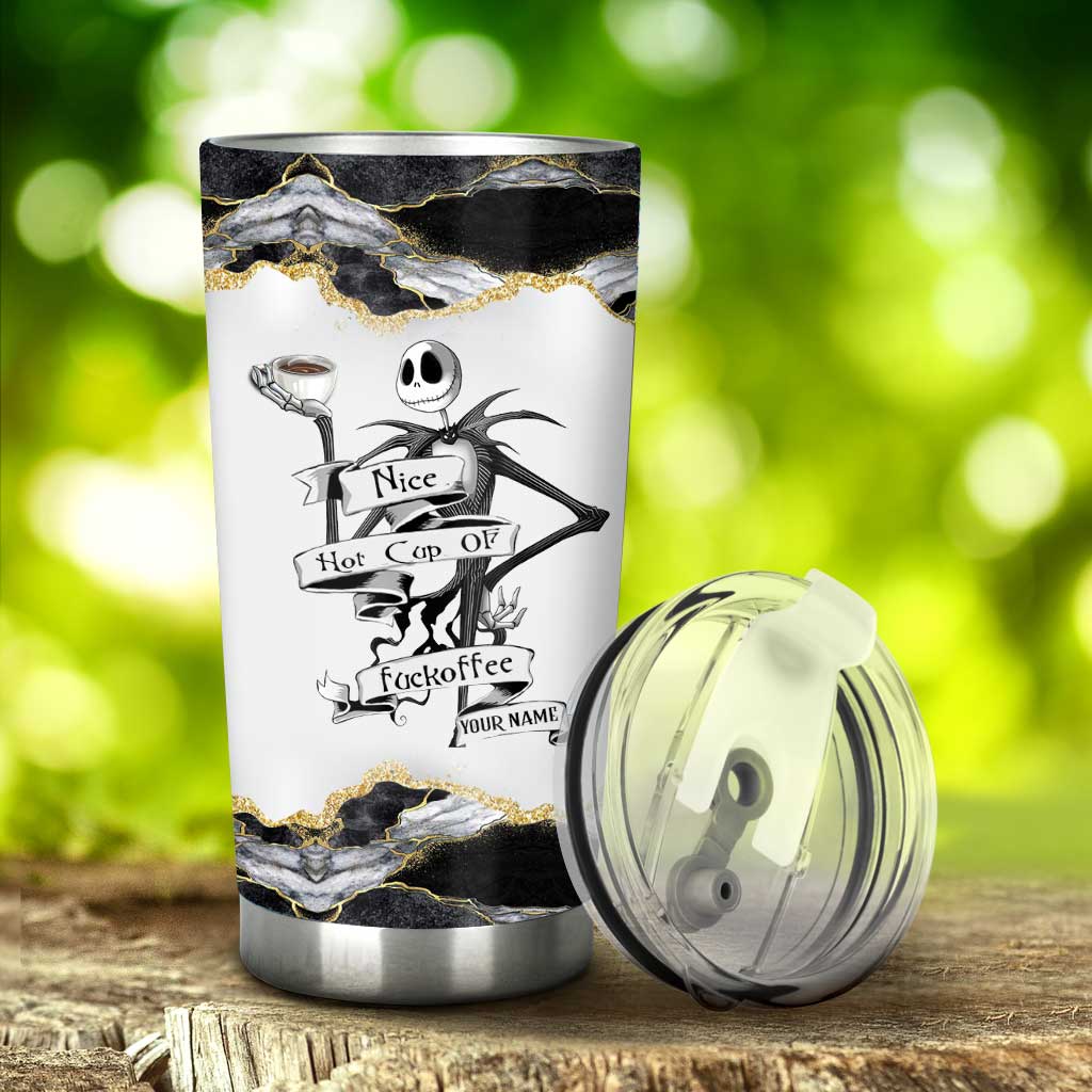 Personalized Nightmare Tumbler Custom Name Gift for Halloween Tumbler GradoCreations