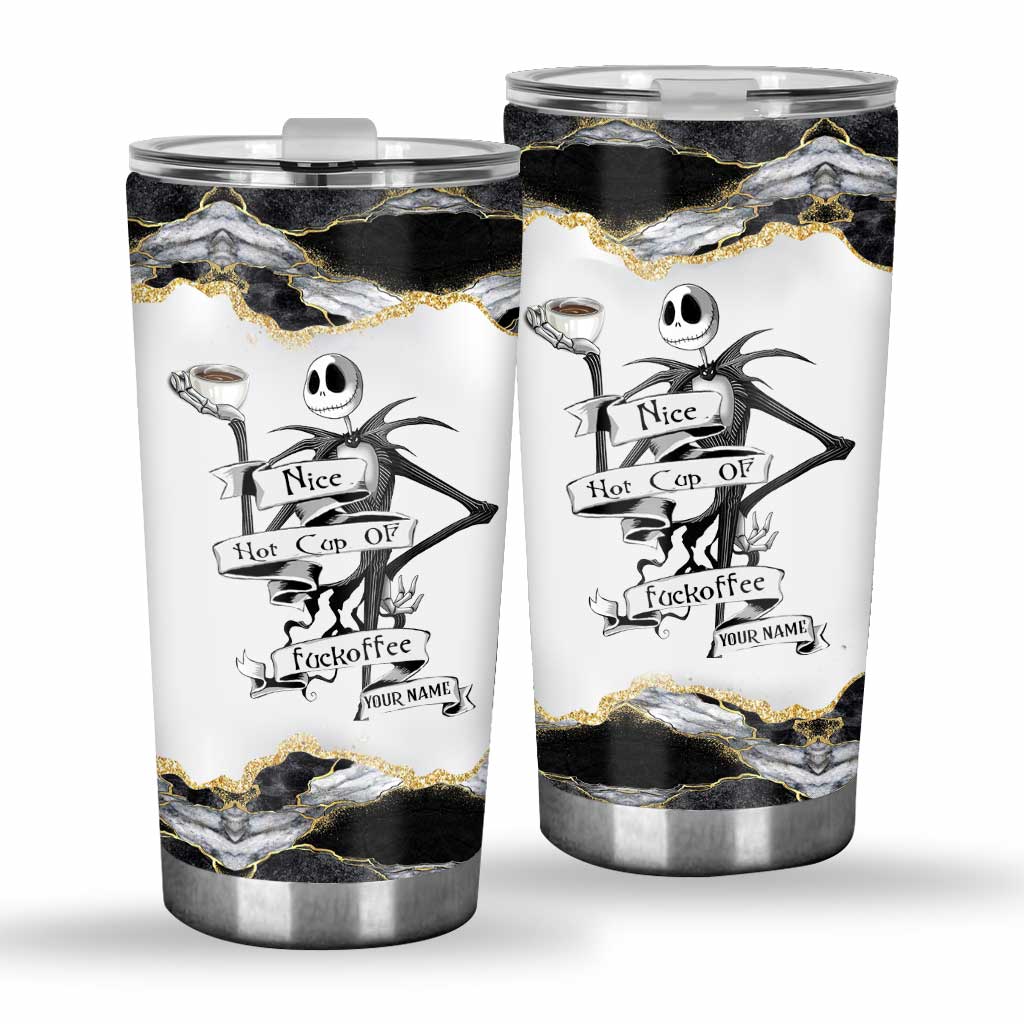 Personalized Nightmare Tumbler Custom Name Gift for Halloween Tumbler GradoCreations