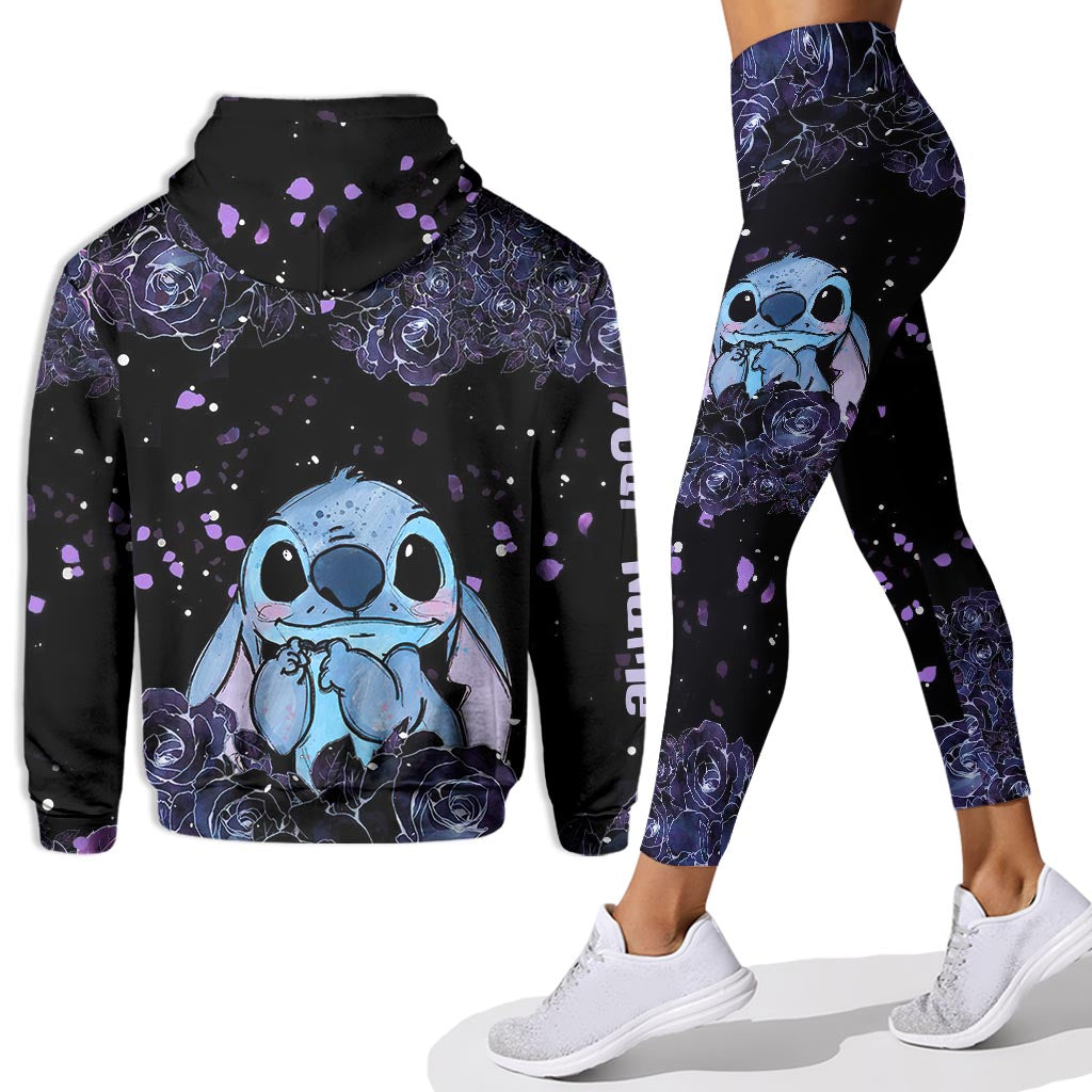 Personalized Ohana Hoodie & Leggings Set Custom Name Gift Hoodie & Leggings GradoCreations