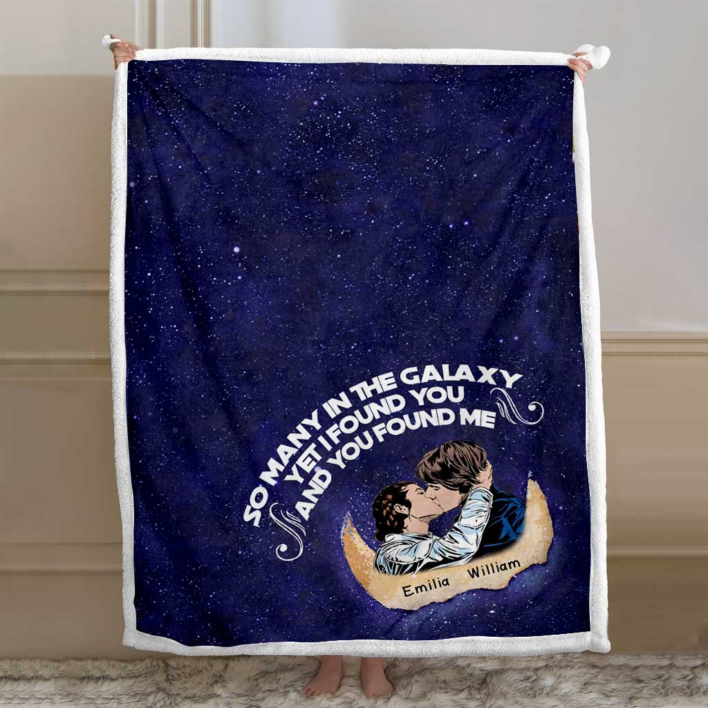 Personalized Couple Blanket So Many In The Galaxy Gift Blanket GradoCreations