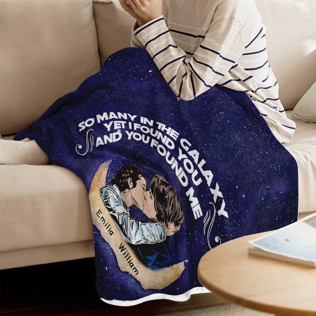 Personalized Couple Blanket So Many In The Galaxy Gift Blanket GradoCreations