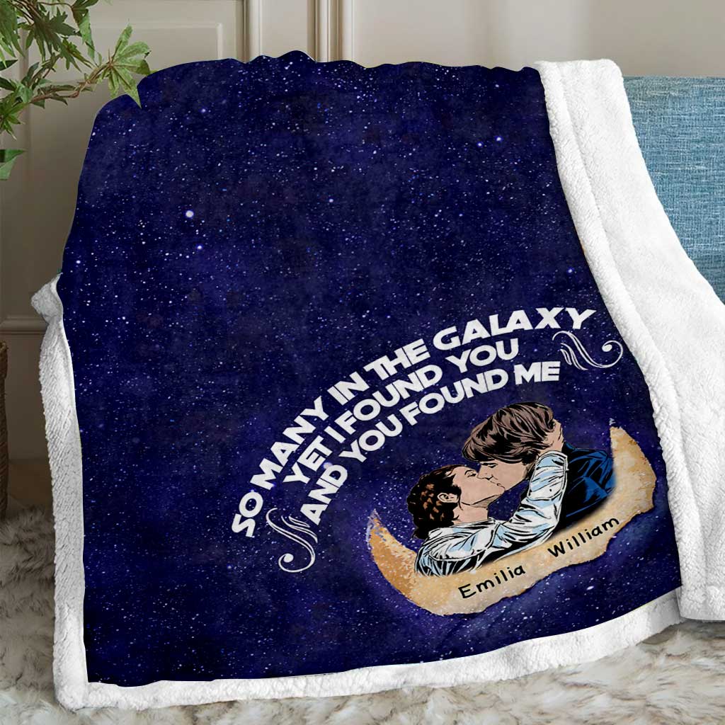 Personalized Couple Blanket So Many In The Galaxy Gift Blanket GradoCreations