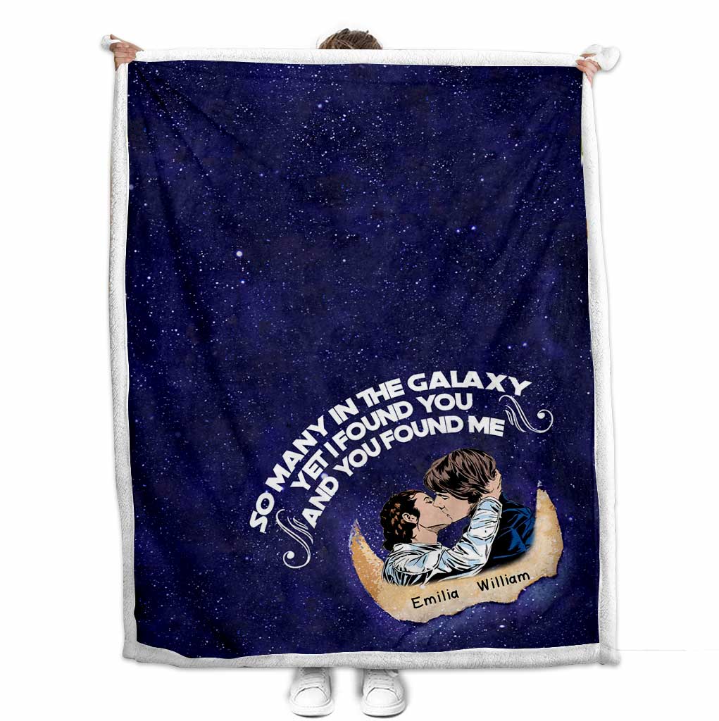 Personalized Couple Blanket So Many In The Galaxy Gift Blanket GradoCreations