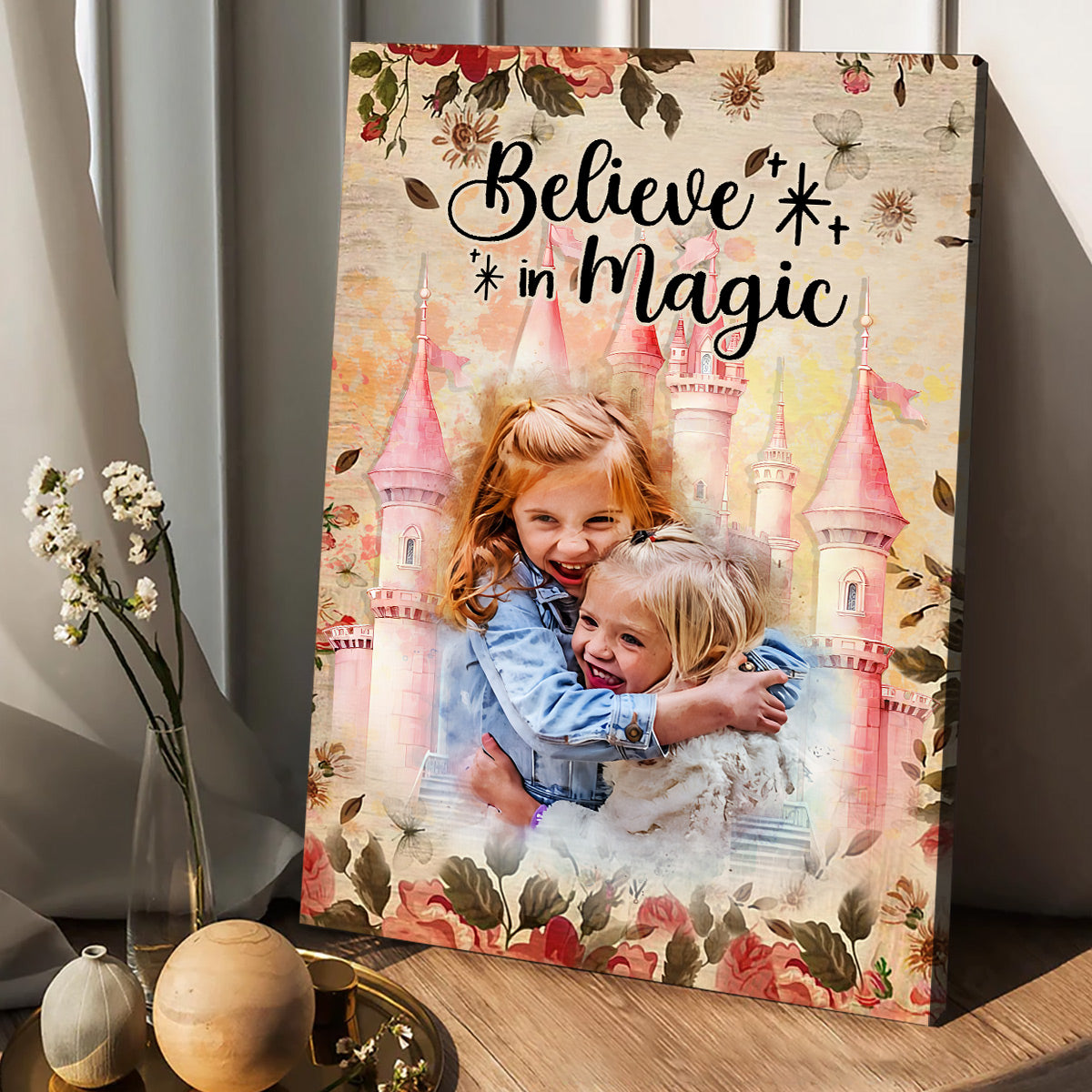 Personalized Believe In Magic Canvas Poster Gift for Kids Canvas And Poster GradoCreations
